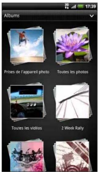 HTC Sensation - Sélectionner un album - 1