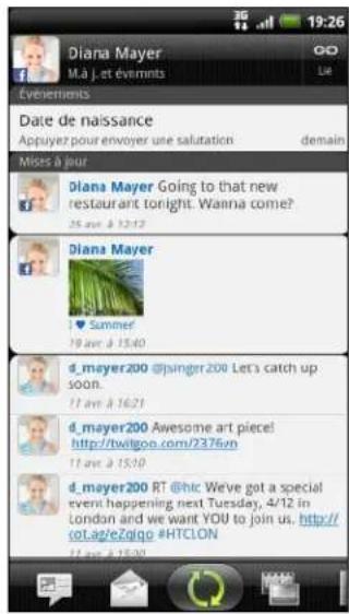 HTC Sensation - Facebook pour HTC Sense - 1