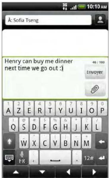 HTC Incredible S - Envoyer un SMS - 1