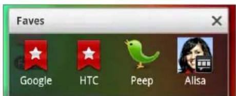 Faves Google HTC Peep Alisa