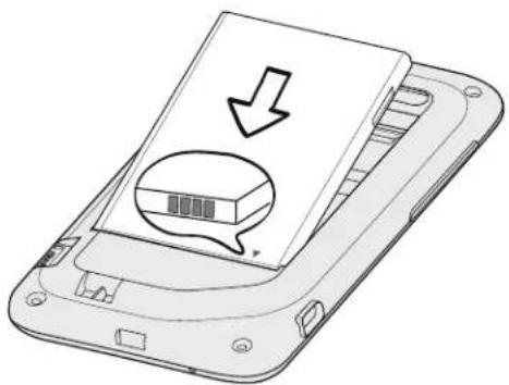 HTC Incredible S - Installer la batterie - 1