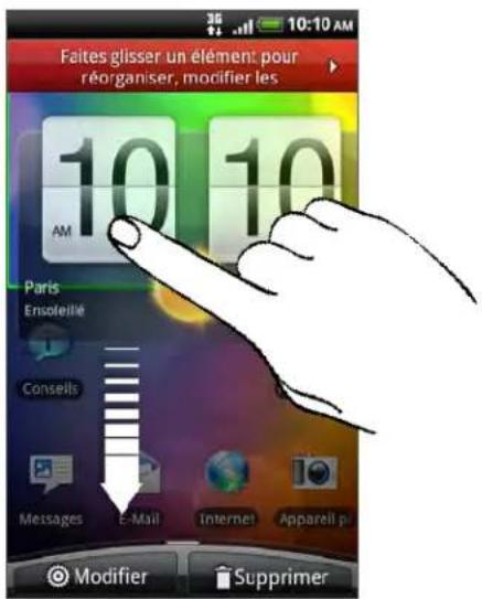 Faites glisser un élément pour réorganiser, modifier les 10 10 AM Paris Ensoleillé Conseils Messages E-Mail Internet Apparel p Modifier Supprimer