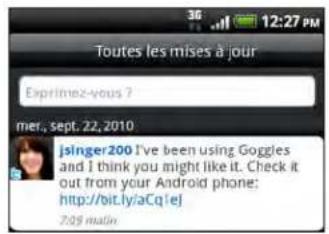 HTC Incredible S - Partager des jeux et des applications - 2