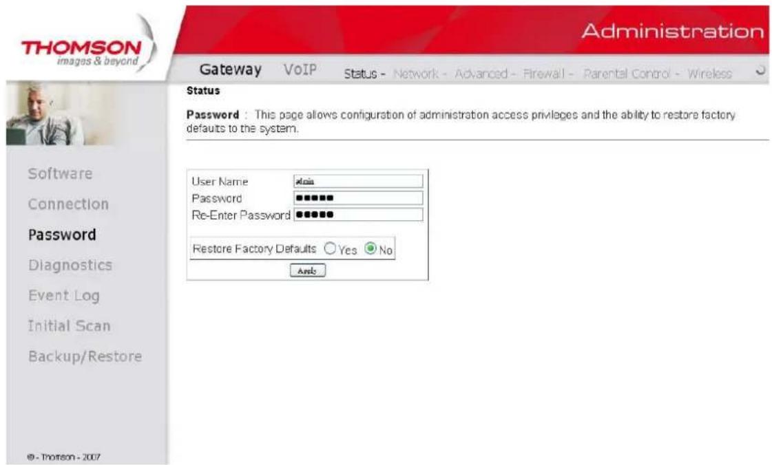 THOMSON TWG870 - Chapter 2: WEB Configuration - 1