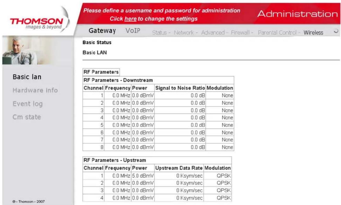 THOMSON TWG870 - Basic LAN - 1