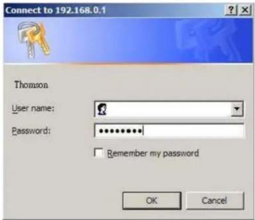 THOMSON TWG870 - Accessing the Web Configuration - 1