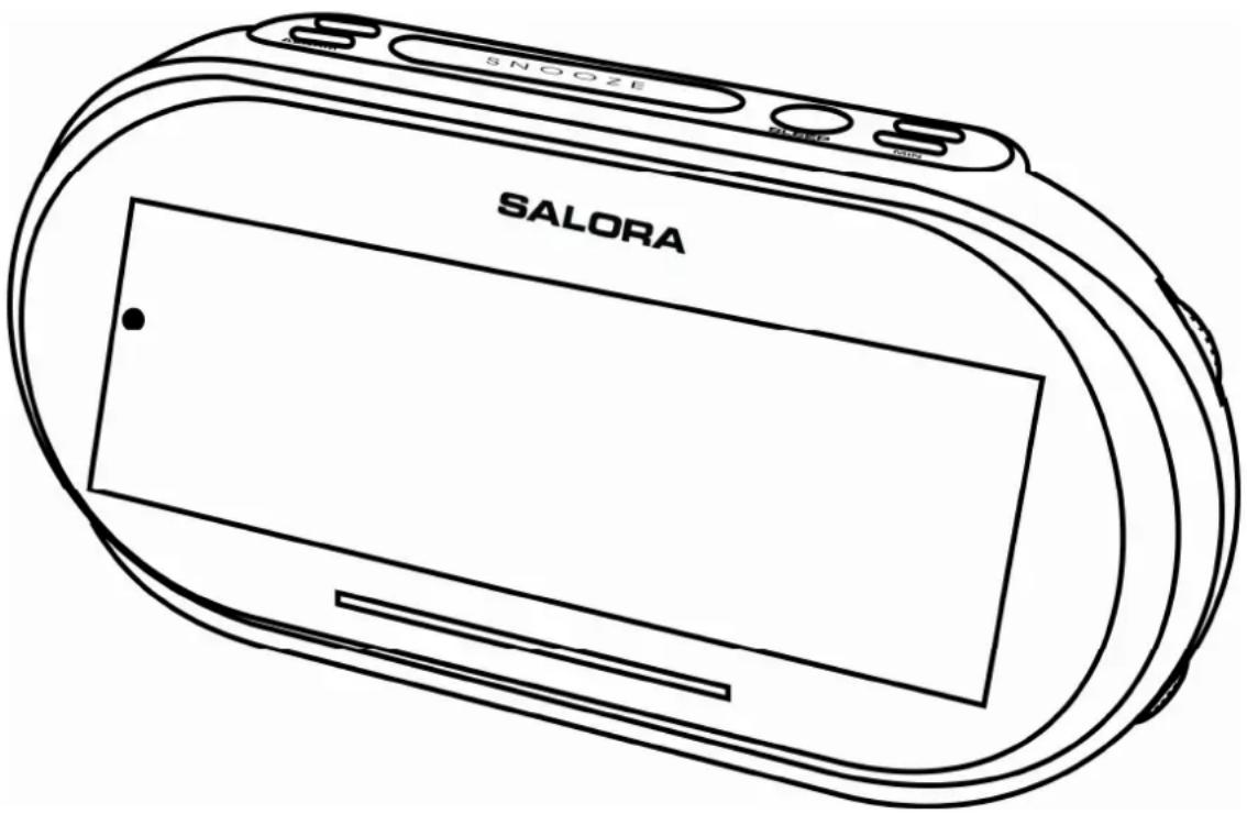 SALORA CR615 - Radio reveal alarme AM/FM Modèle: CR 615 - 1