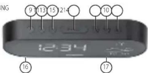 AudioSonic CL1489 - RÜCKSEITIGE ANSICHT - 2