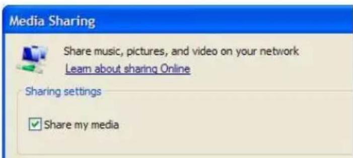 Eminent EM8100 - Windows Media Player 11 als UPnP-Server einrichten (Windows XP und Vista) - 2
