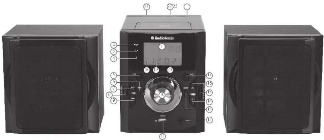 AudioSonic HF1253 - AFSTANDSBEDIENING - 2