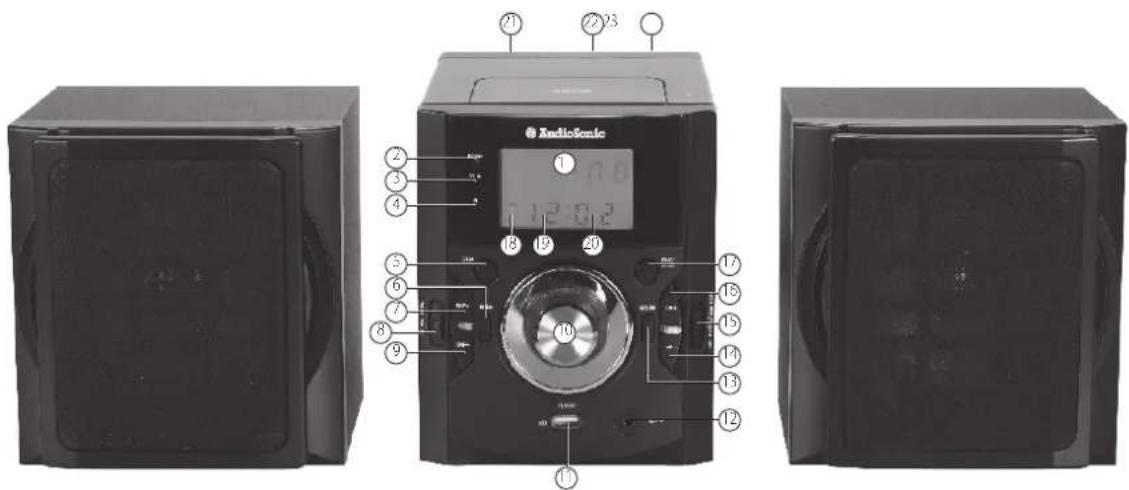 AudioSonic HF1253 - AFSTANDSBEDIENING - 2