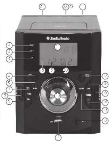 AudioSonic HF1253 - SOURCE D'ALIMENTATION - 1