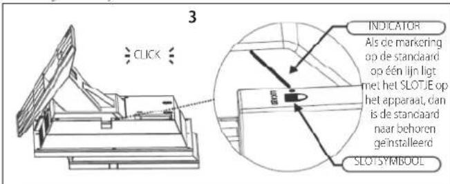 AudioSonic TXCD1530 - De Basis Aan Het Apparaat Vastmaken: - 3