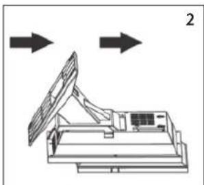 AudioSonic TXCD1530 - Fixing the base to the main unit: - 2