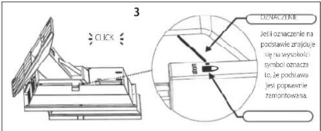 AudioSonic TXCD1530 - Fissaggio della base all'unità principale: - 3