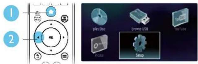 PHILIPS BDP3300 - Modification des paramètres - 1