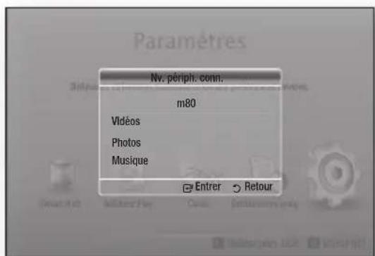 SAMSUNG E8500BD - Insérez un périphérique USB ou un téléphone mobile dans le port USB - 1