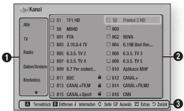 SAMSUNG E8500BD - Sender Bildschirm - 1