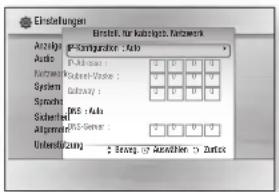 SAMSUNG BDE5300 - Automatische Einrichtung des Netzwerks - 1