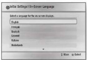 SAMSUNG BDE5300 - The Initial Settings Procedure - 1