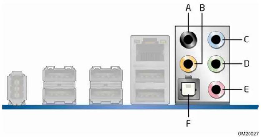 INTEL DP35DPM - Connecting to the Flexible Audio System - 1