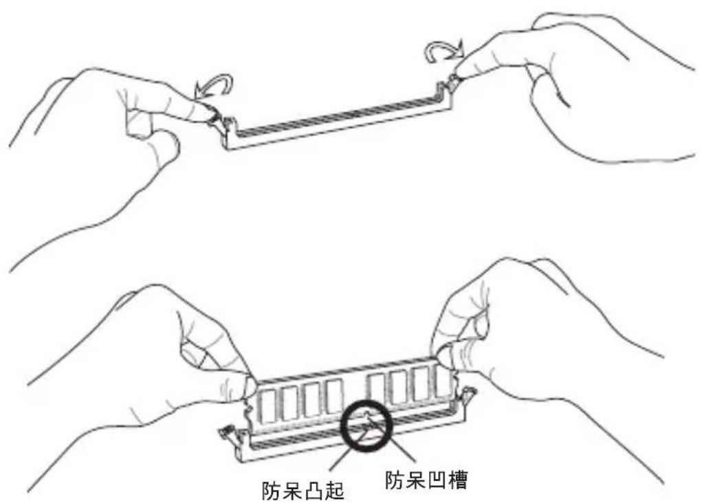 MSI G41MP26 - 安裝記憶體模組 - 1