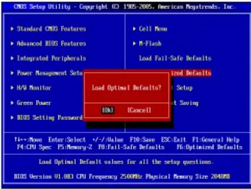 MSI G41MP26 - 载入优化设置缺省值 - 1