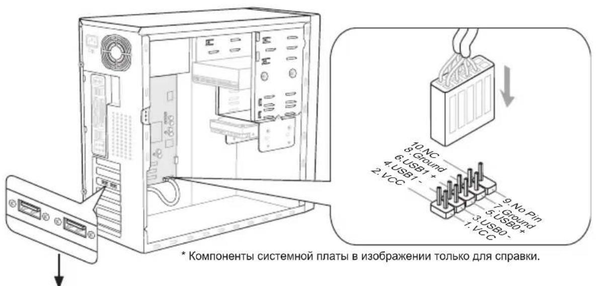 MSI H61ME33 - Pa3bem USB nepedne naneJ: JUSB2~3 (JUSB2~3 onuohalho) - 1