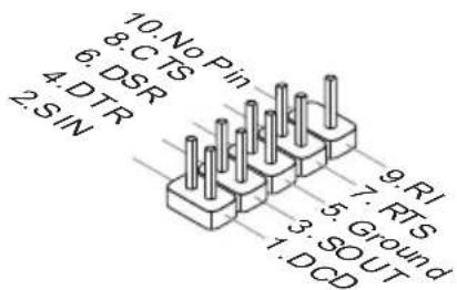 MSI H61ME33 - Serial Port Connector: JCOM1 - 1