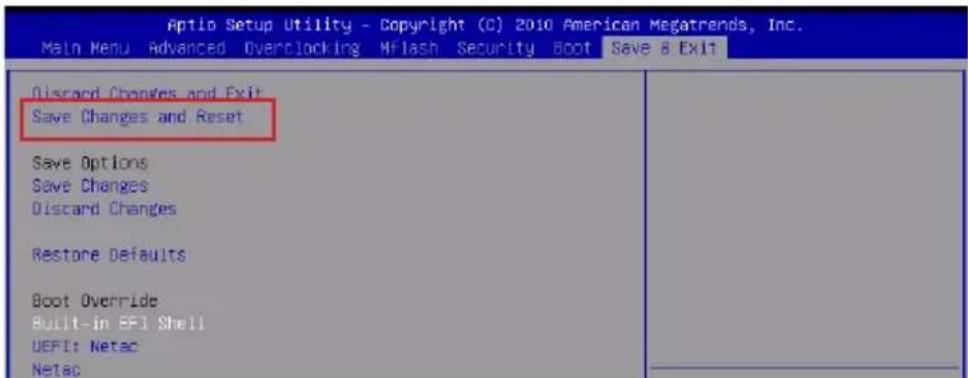 MSI H61ME33 - Save & Exit - 3