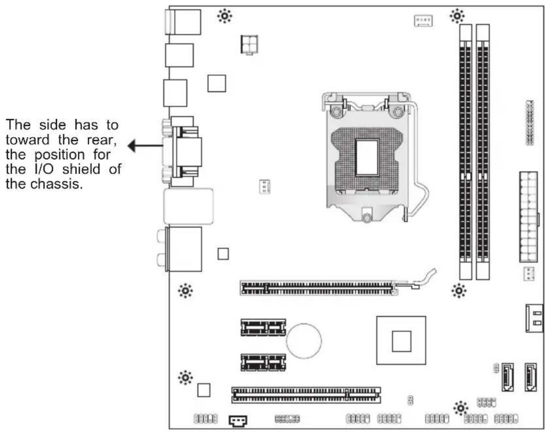 MSI H61ME33 - Screw Holes - 1