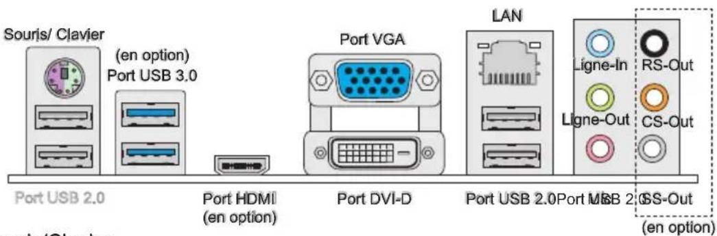 MSI H61ME33 - Panneau arrête - 1