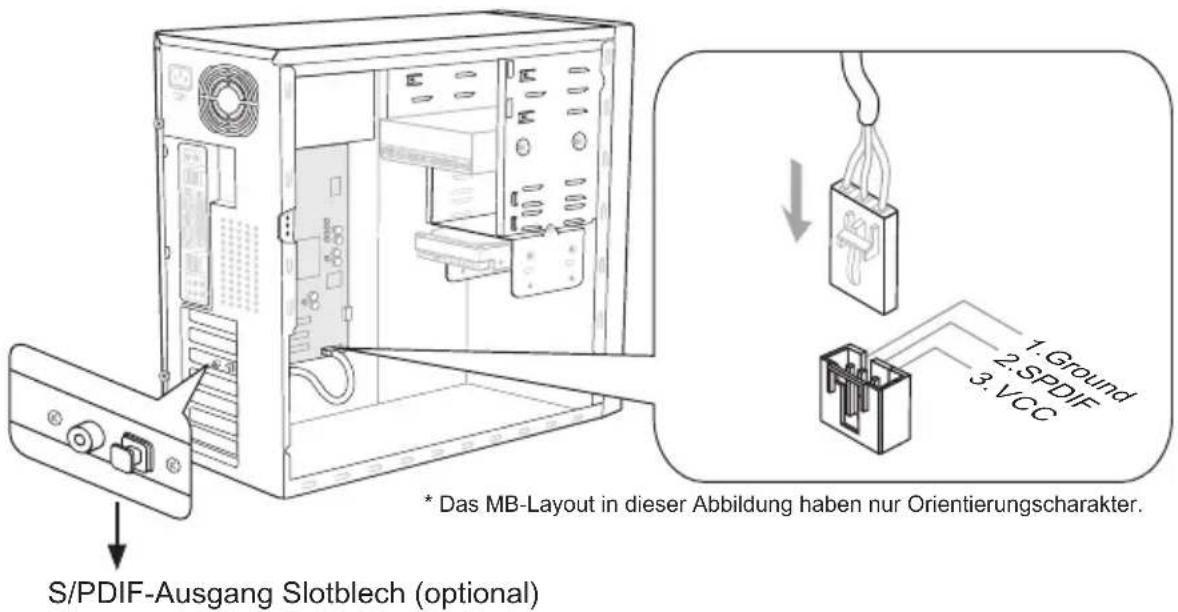 MSI H61ME33 - S/PDIF-Ausgang: JSP1 - 1