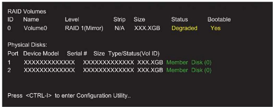 MSI Z68AGD65G3 - Failed Hard Drive Member - 1