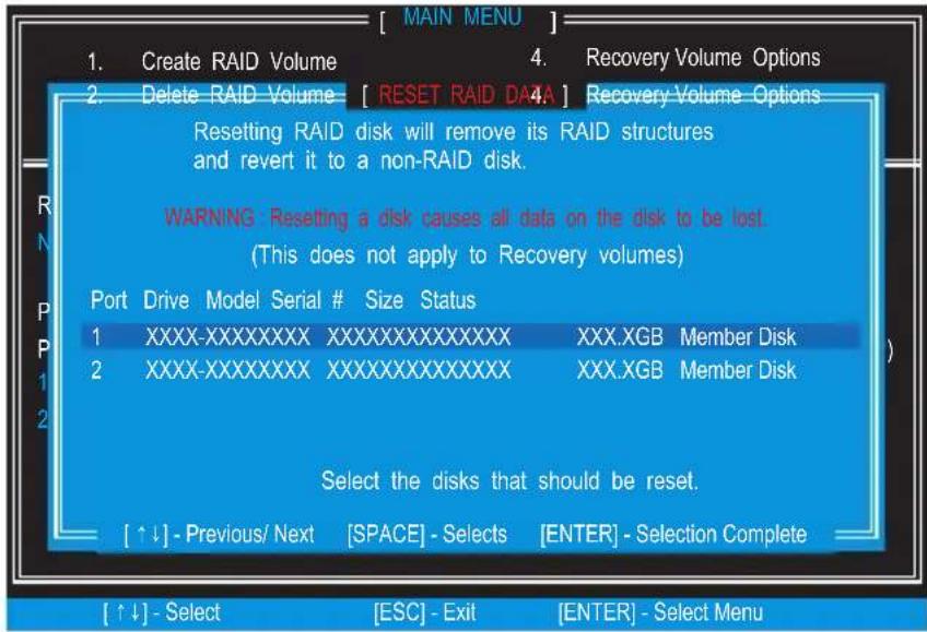 MSI Z68AGD65G3 - RAID設定を解除する - 1