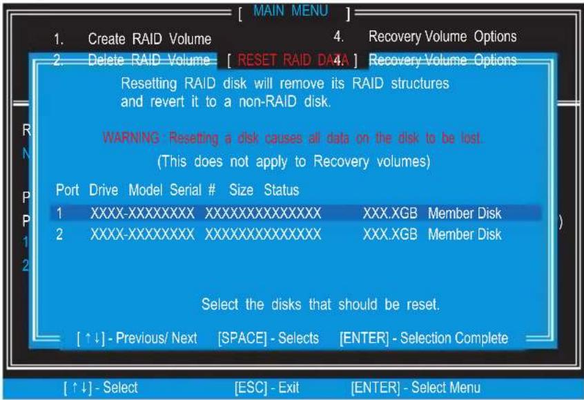 MSI Z68AGD65G3 - Réinitialiser les Disques en Non-RAID - 1