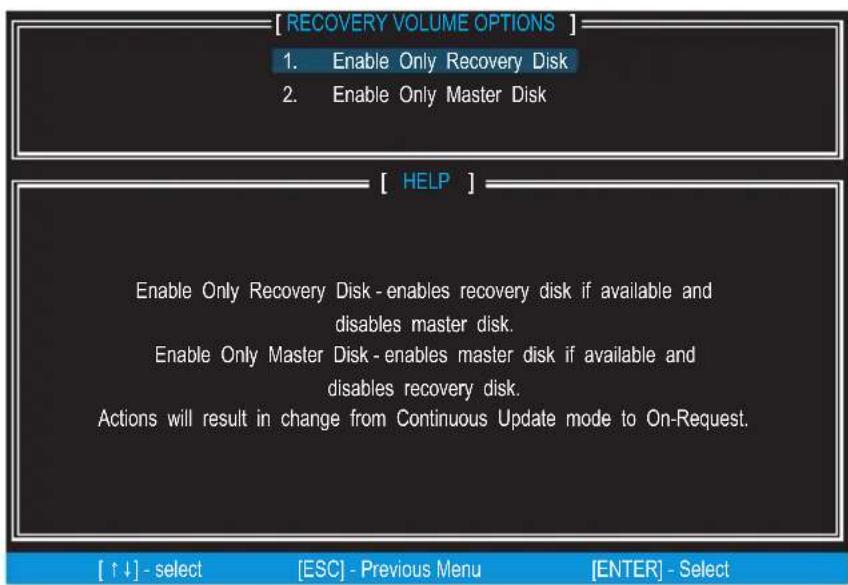 MSI Z68AGD65G3 - Recovery Volume Options - 1