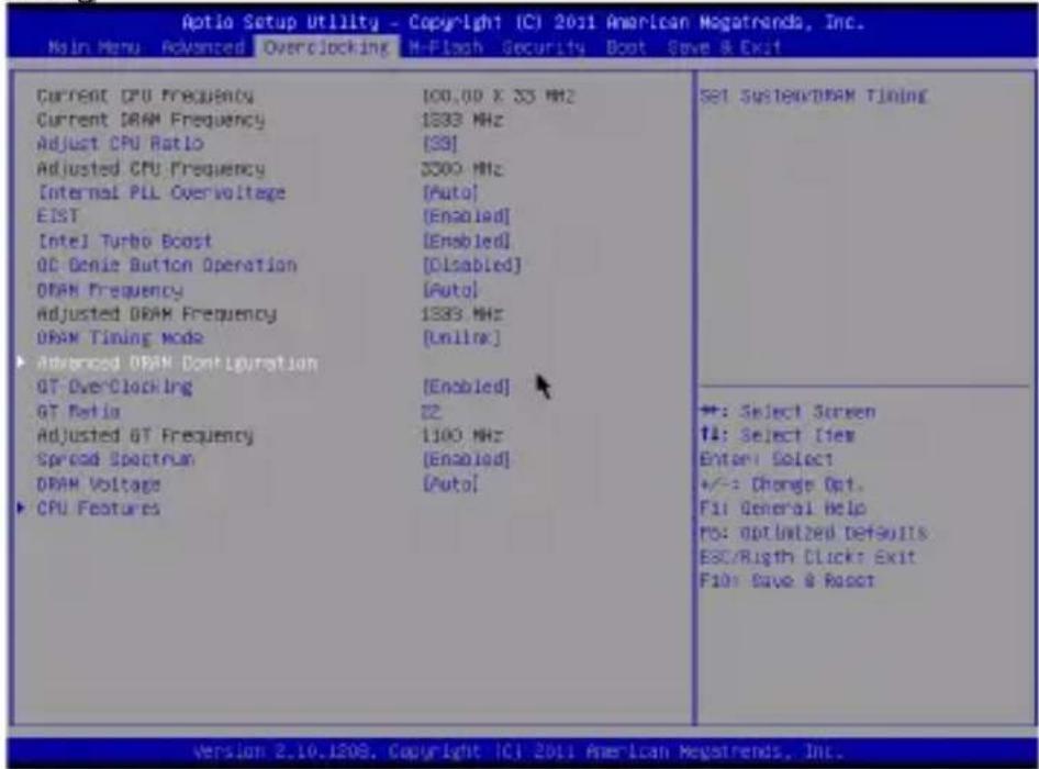 MSI H61MP22 - Overclocking - 1