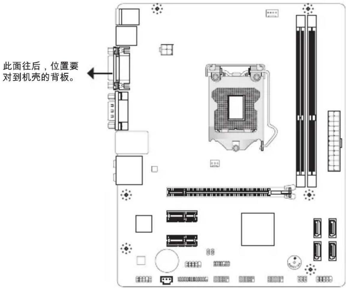 MSI H61MP22 - 螺丝孔 - 1