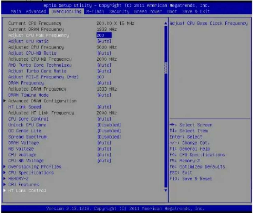 MSI 990XAGD55 - Overclocking - 1