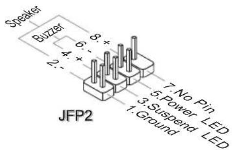 MSI 990XAGD55 - Audioanschluss des Frontpanels: JAUD1 - 3