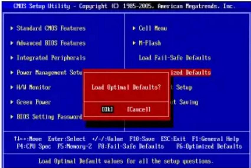MSI 870SC45 - Load Optimized Defaults - 1