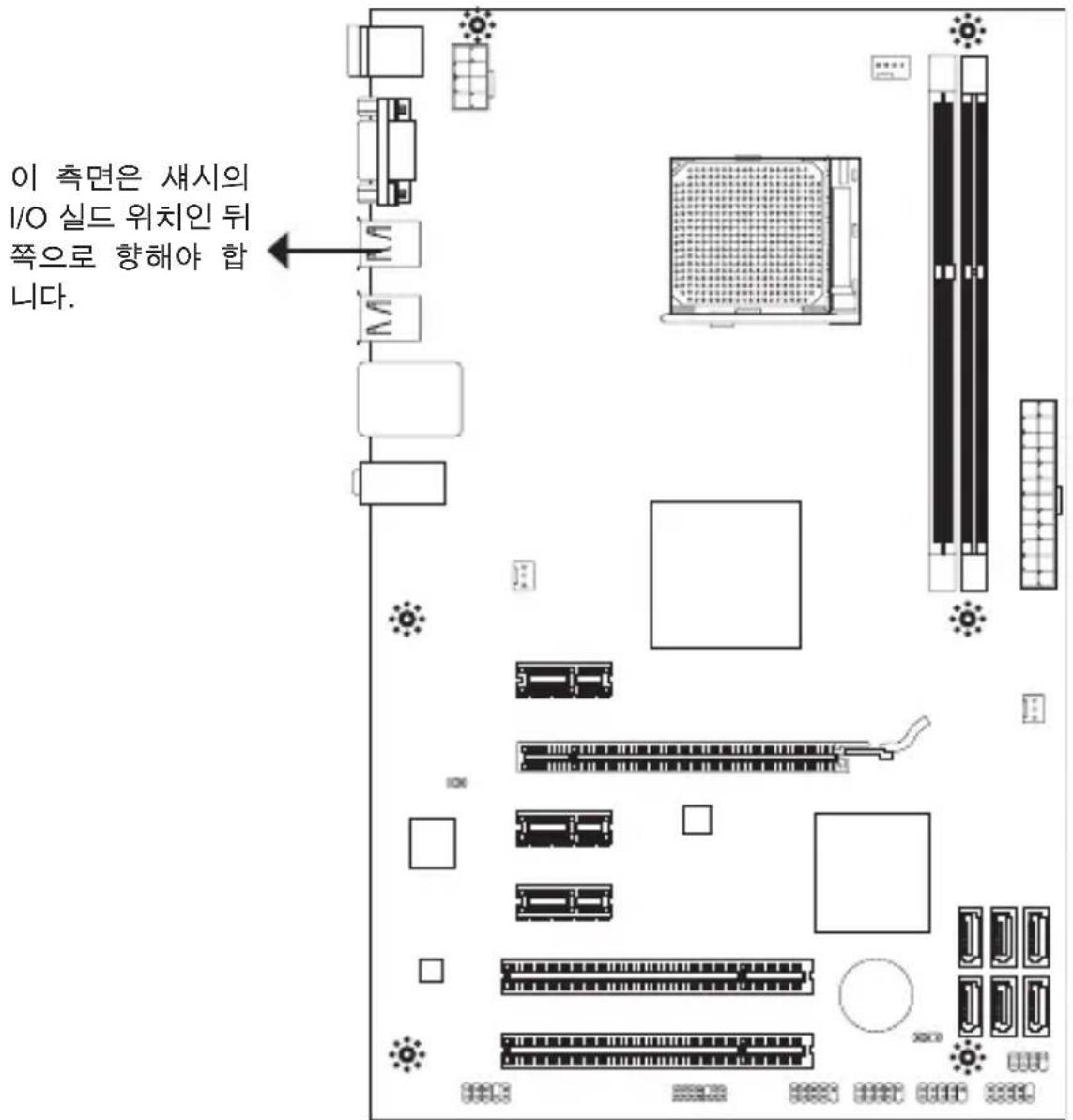 MSI 870SC45 - 장착 스크루 홀 - 1