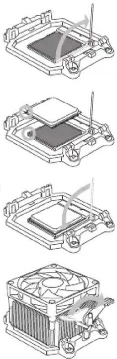 MSI 870SC45 - Intallation du CPU et le ventilateur pour AM3+ - 2