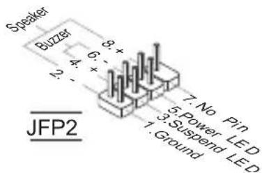 MSI E350DME33 - JFP1, JFP2 - 2