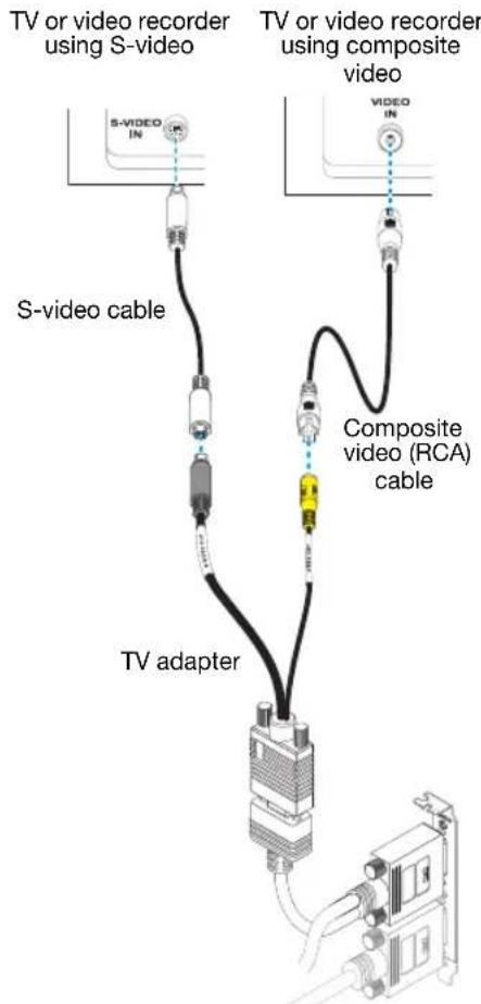MATROX Millennium P650 LP PCI - Connect video output - 1