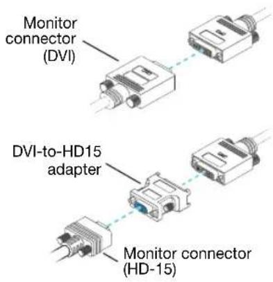 MATROX Millennium P650 LP PCI - Connect the first monitor - 1