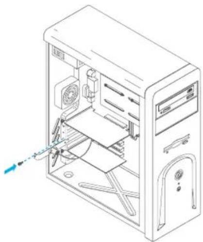 MATROX Millennium P650 LP PCI - Insert your Matrox card and stereo-output bracket - 1