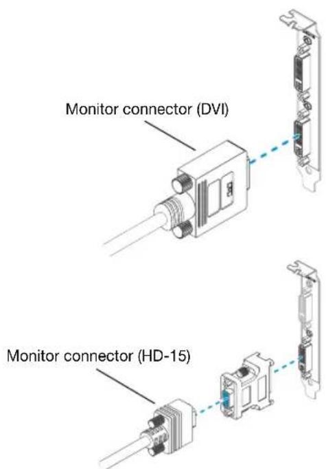MATROX Millennium P650 LP PCI - Connect the first monitor - 2