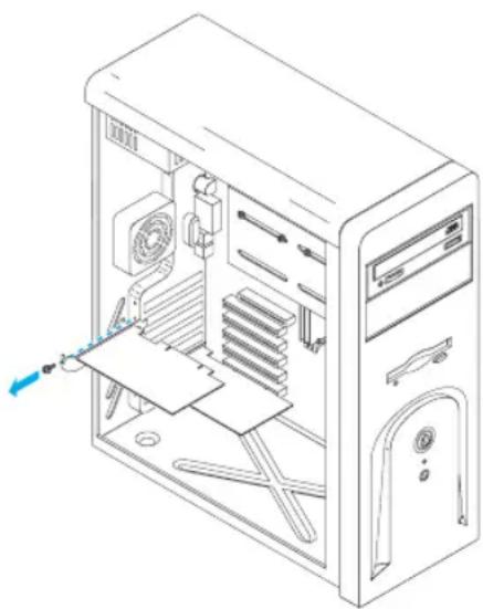 MATROX QID LowProfile PCI - Open your computer and remove your existing graphics card* - 1
